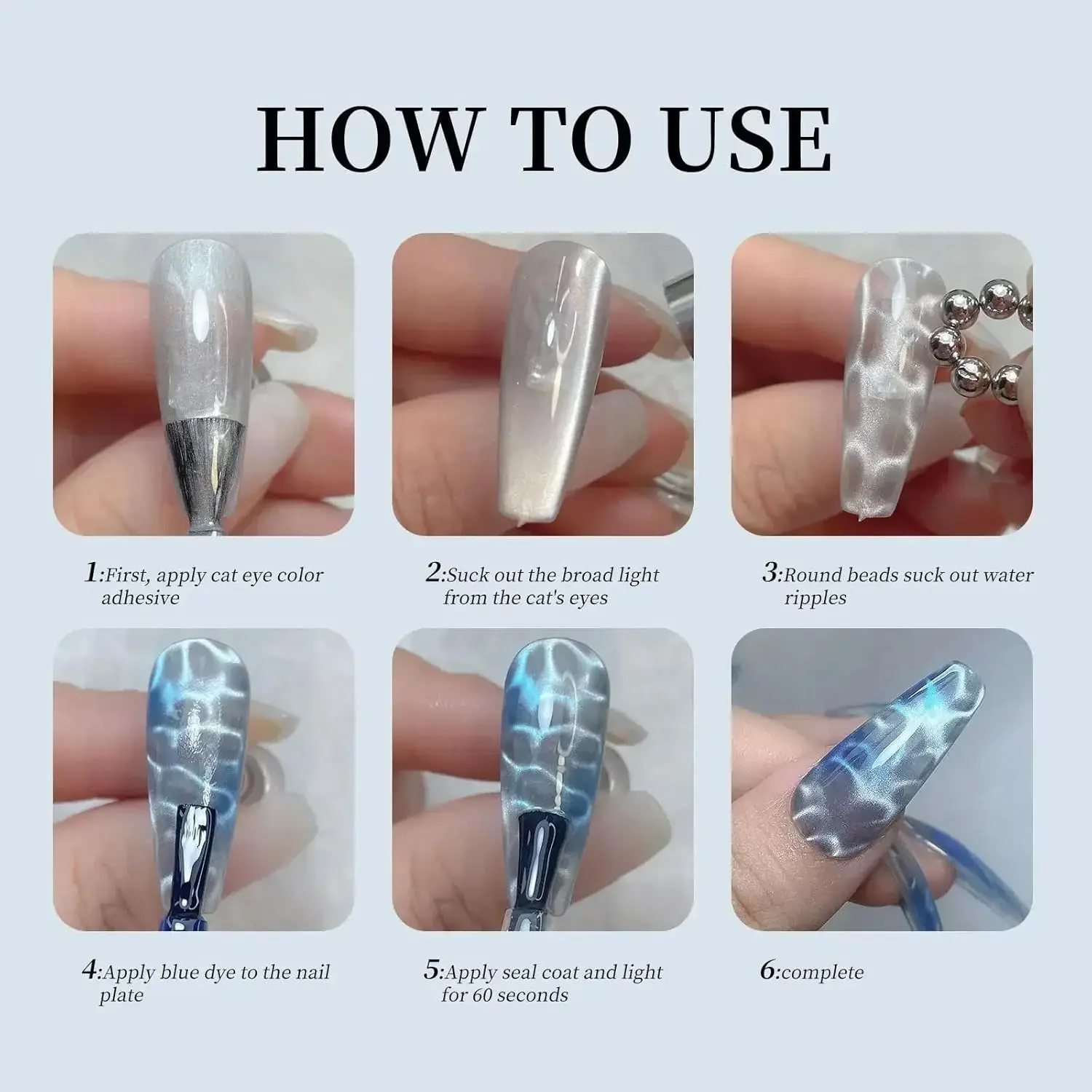 Новые круглые магнитные бусины для дизайна ногтей - Фотография_6