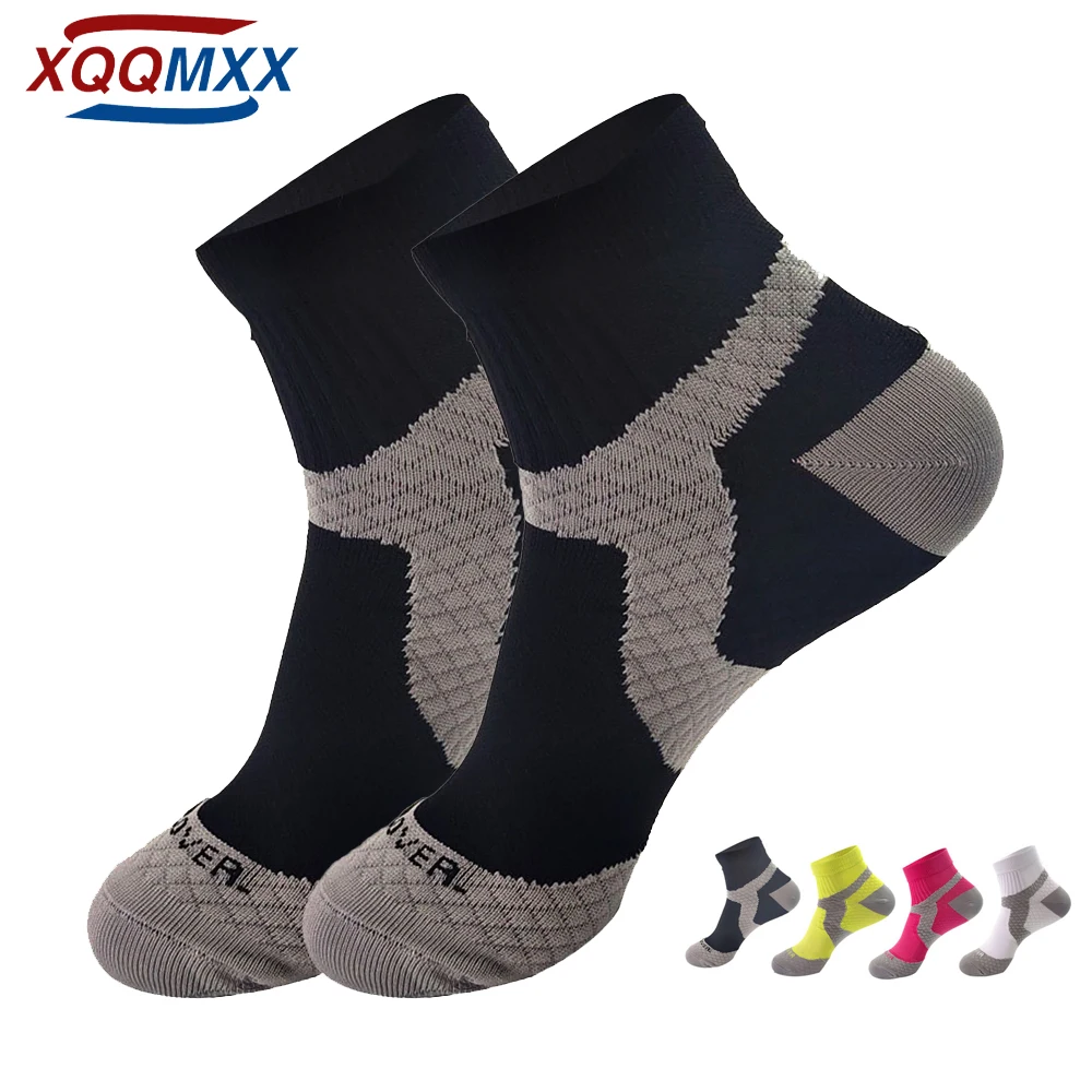 1 пара, компрессионные носки xqqmxx для мужчин и женщин