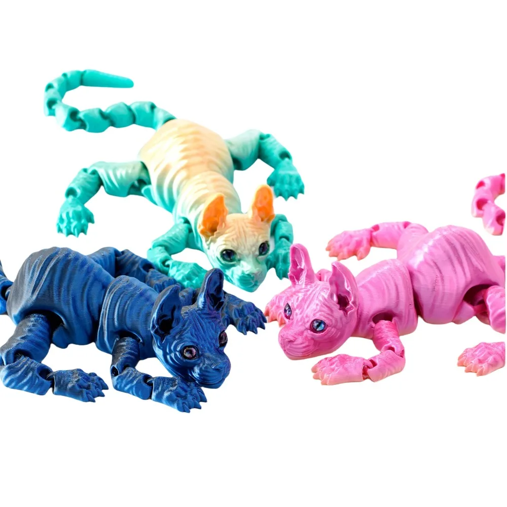 3d печатный сфинкс кошка животные - Фотография_3