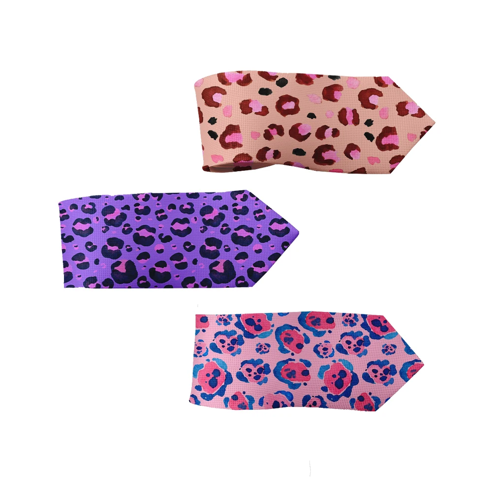 Классический галстук с леопардовым принтом - Фотография_3