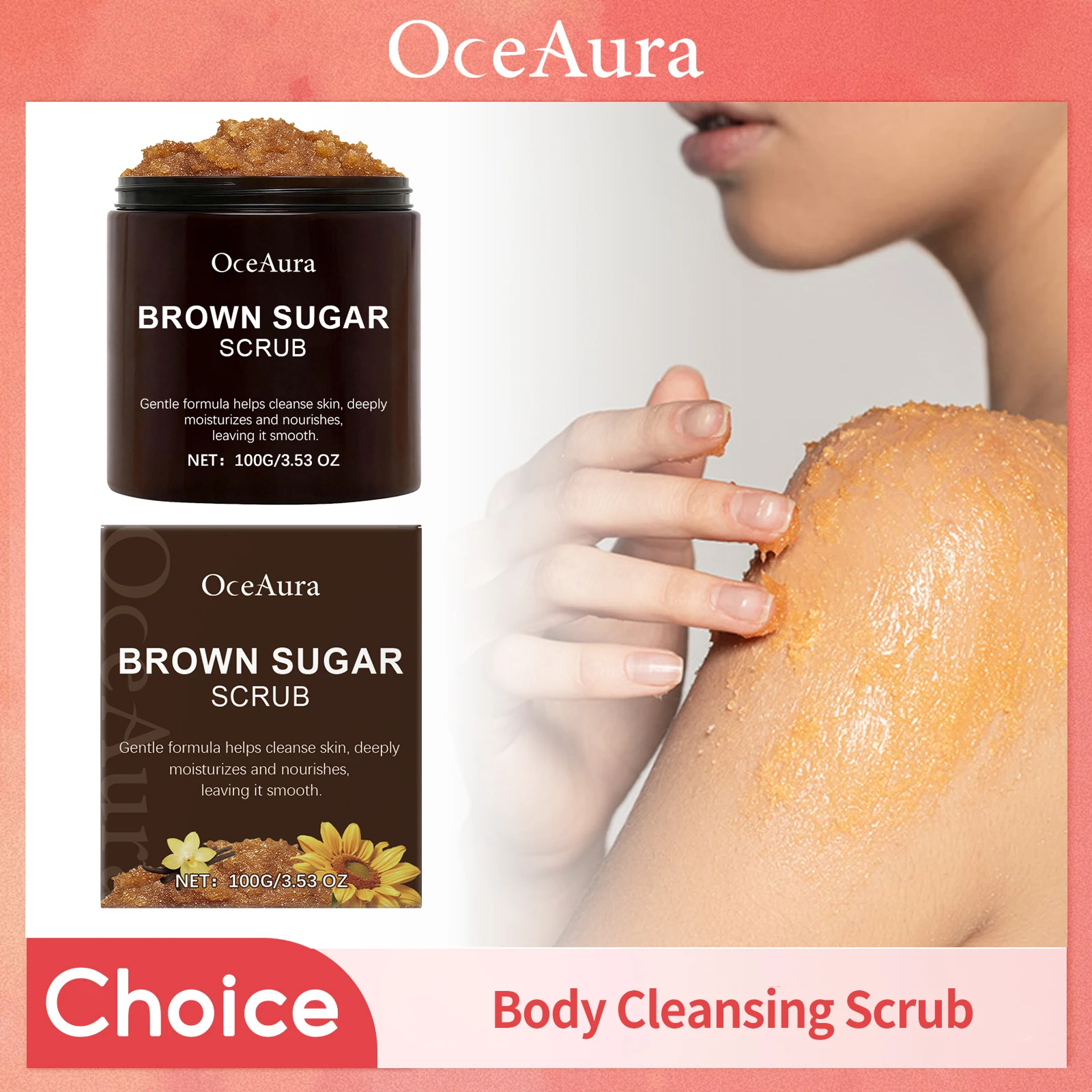 Скраб для тела с коричневым сахаром