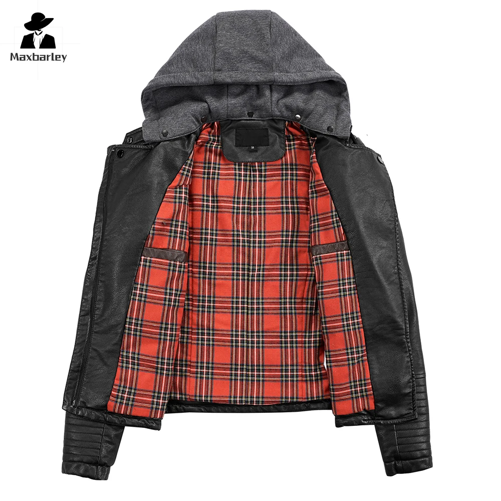 Новая кожаная куртка с капюшоном - Фотография_5