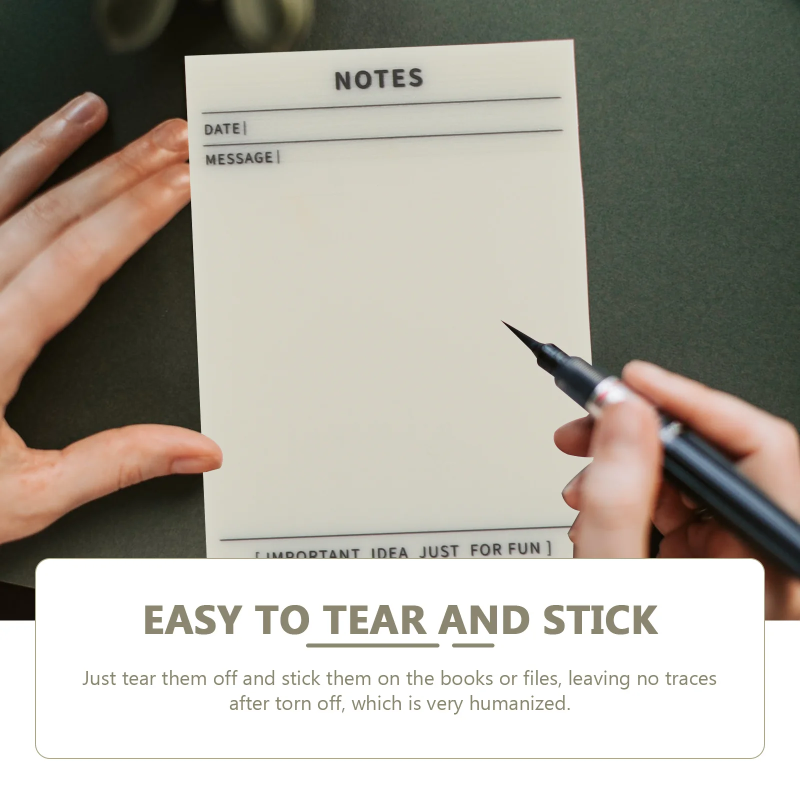 Прозрачные наклейки для заметок - Фотография_2