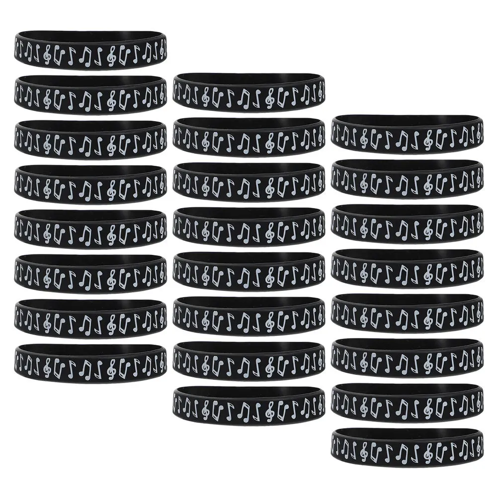 Силиконовые браслеты с музыкальной нотой - Фотография_6