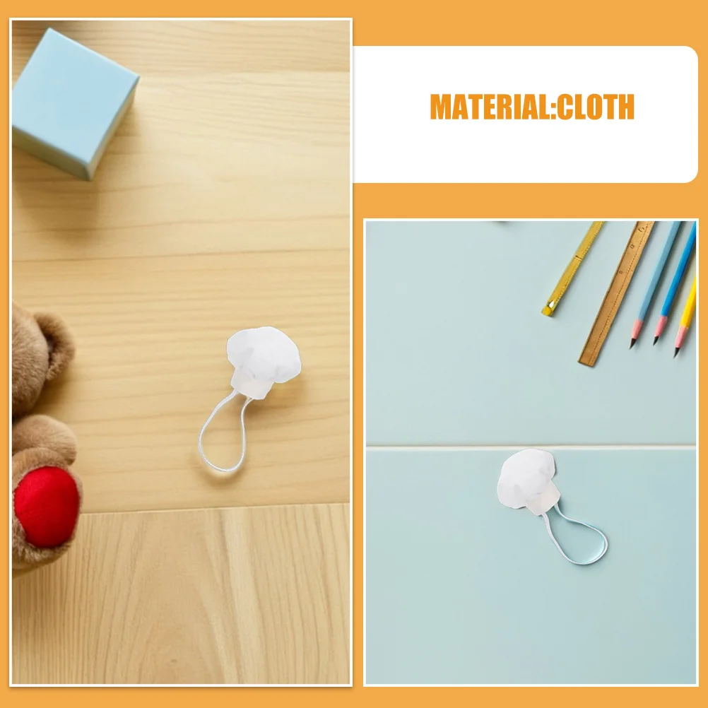 Шляпы из белой ткани для 10-15 см - Фотография_4