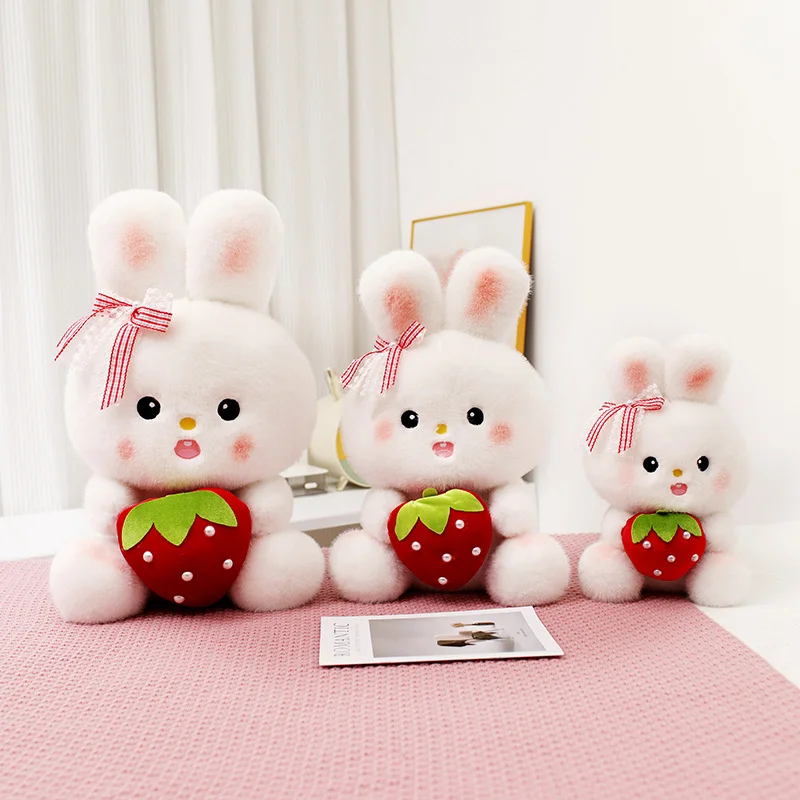 40-50 см kawaii клубничный кролик - Фотография_2