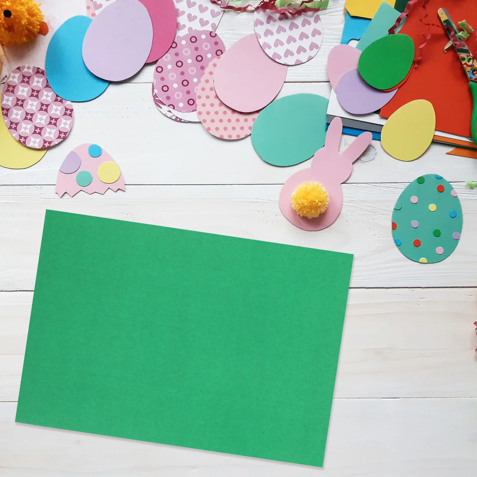 Зеленый картон, размер а4 - Фотография_5