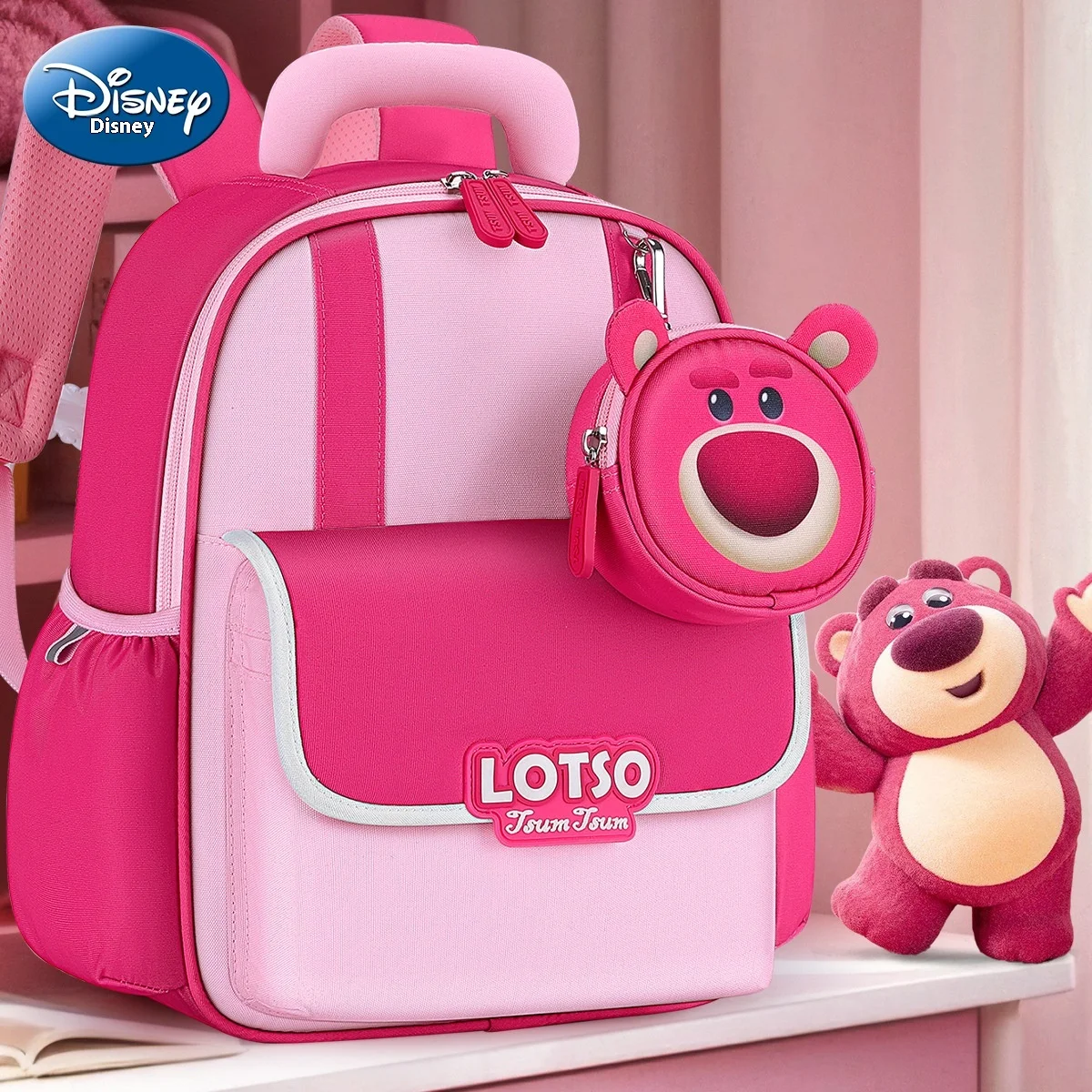 Школьная сумка disney с клубничным медведем