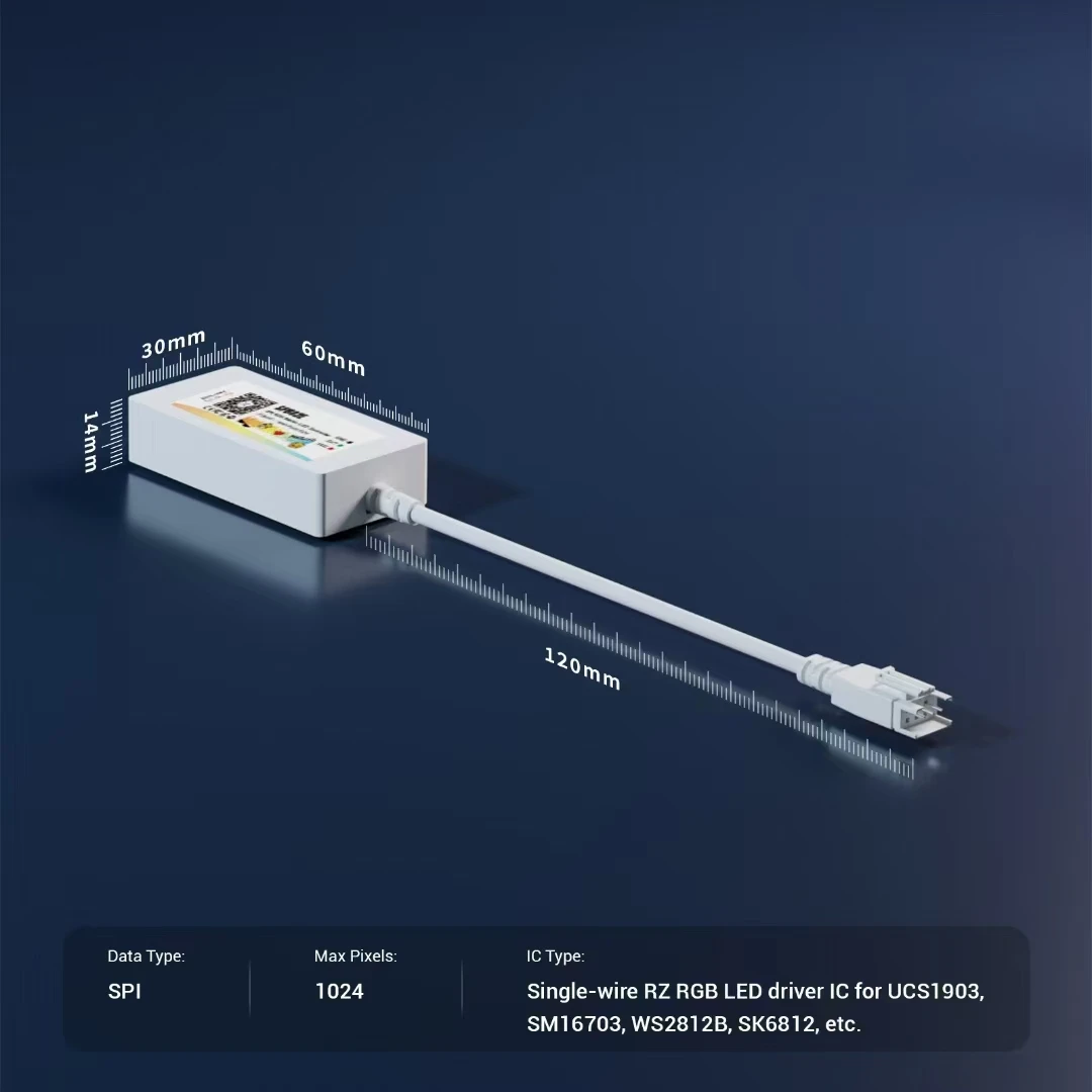 Sp802e w2812b ws2811 spi rgb матричный - Фотография_2