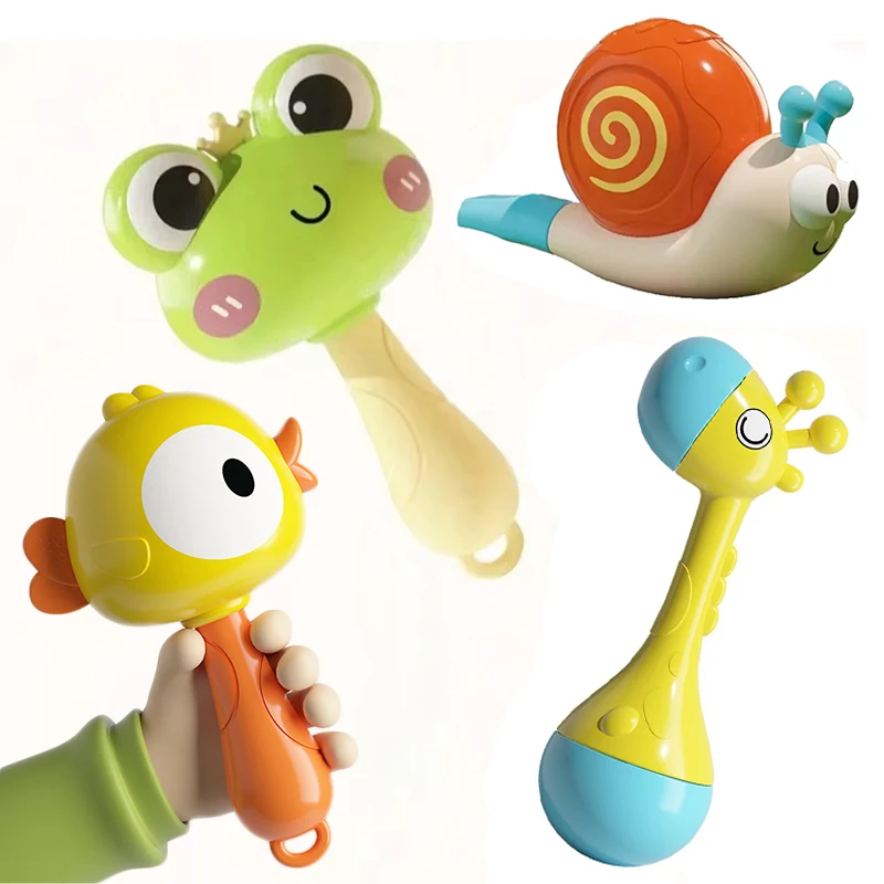 Детские игрушки-погремушки для детей 0 6 12 месяцев - Фотография_2