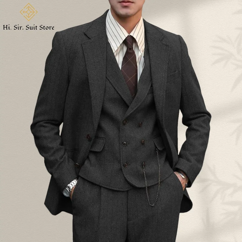 Лидер продаж, мужской костюм-тройка - Фотография_3