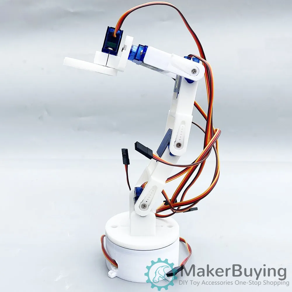 6dof 3d-печать, белый шестиосевой робот-манипулятор - Фотография_5