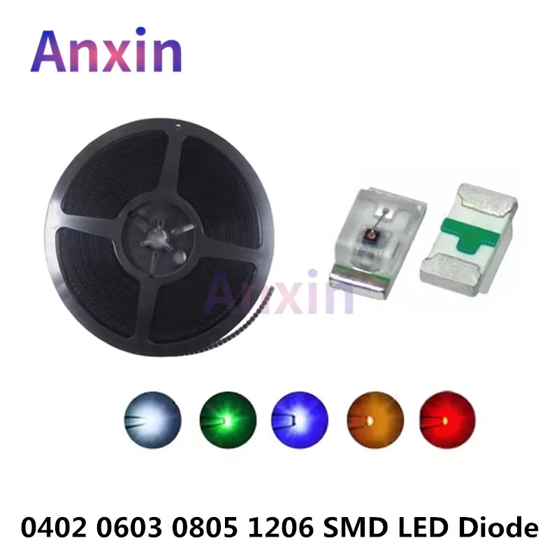 0402 0603 0805 1206 smd светодиод