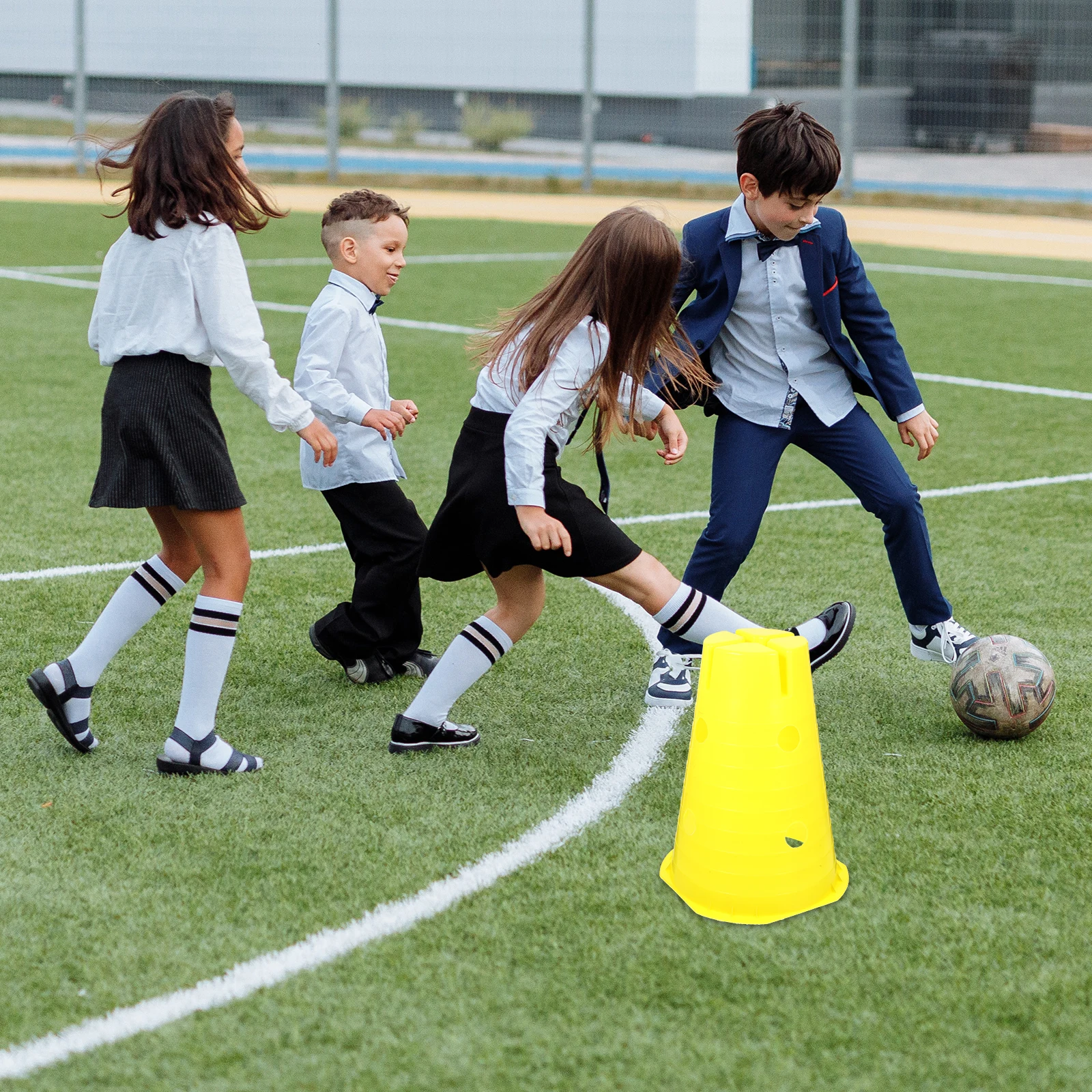 32 см желтые конусы футбольное - Фотография_4