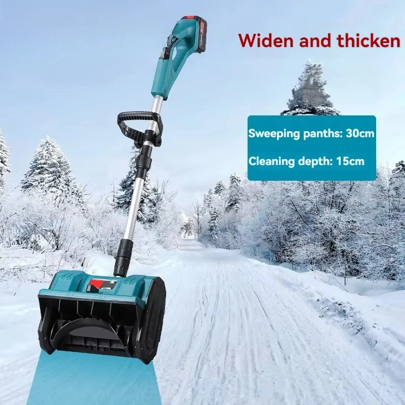 Ручной нажимной зимний электрический снегоочиститель для школы - Фотография_4