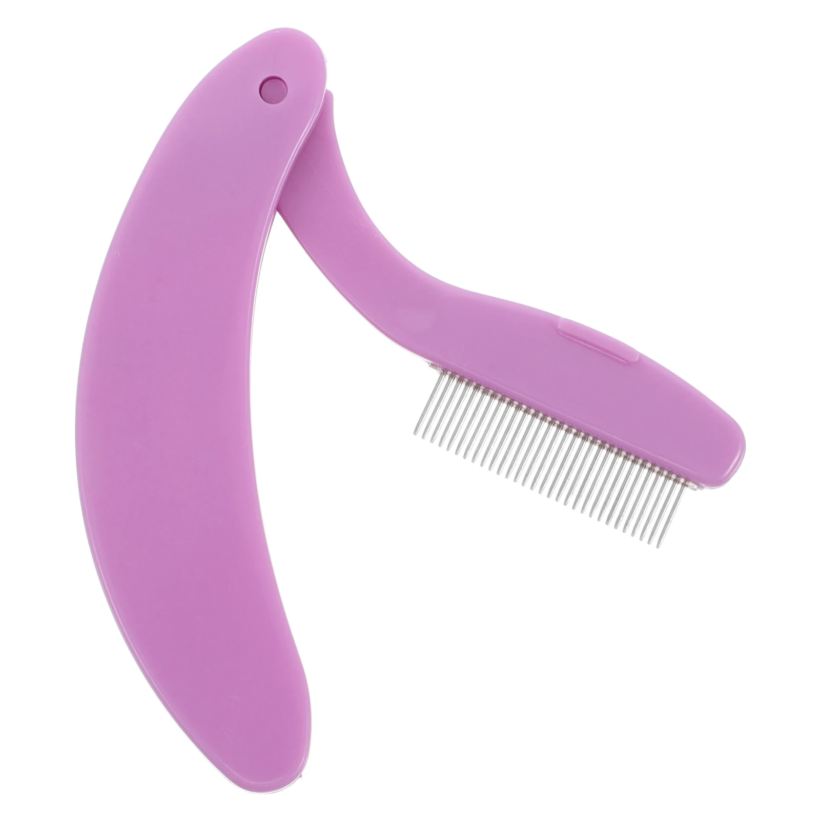 Металлическая складная расческа для бровей