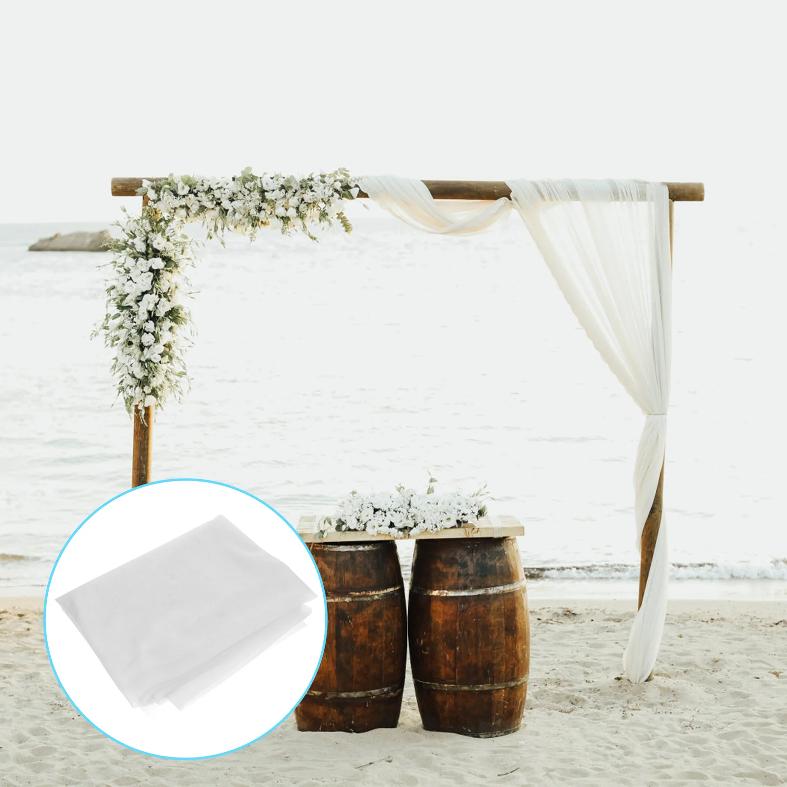 Тюлевой фон занавес премиум-класса - Фотография_5