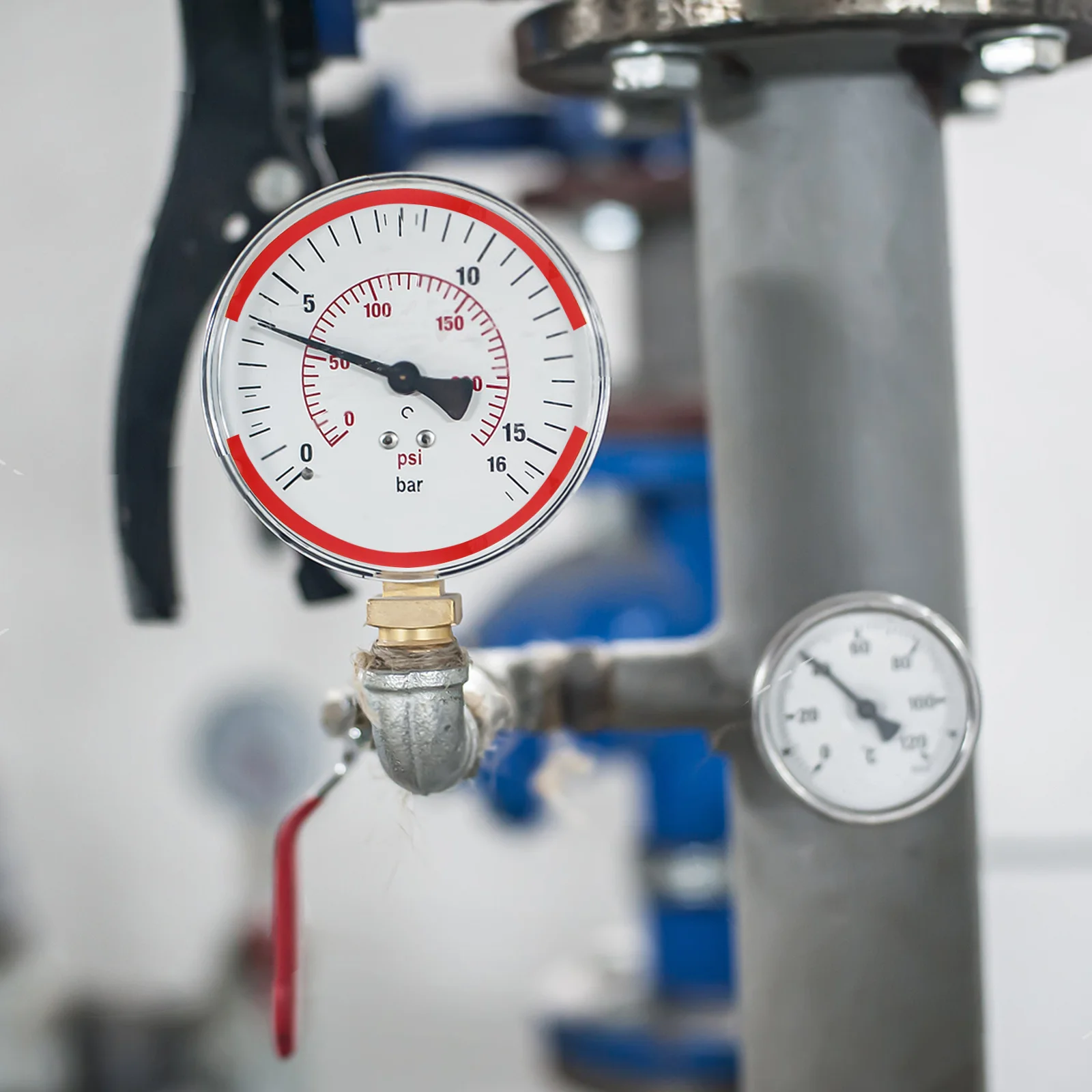 Идентификационная наклейка для манометра