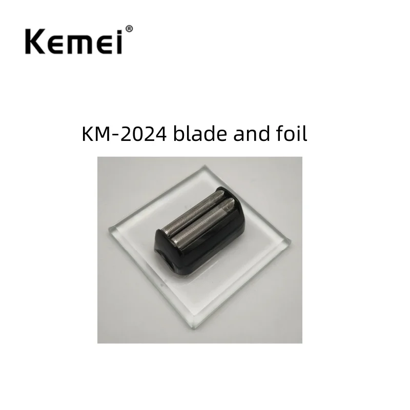 Сменная головка лезвия для бритвы kemei km-2024 и сетка - Фотография_6