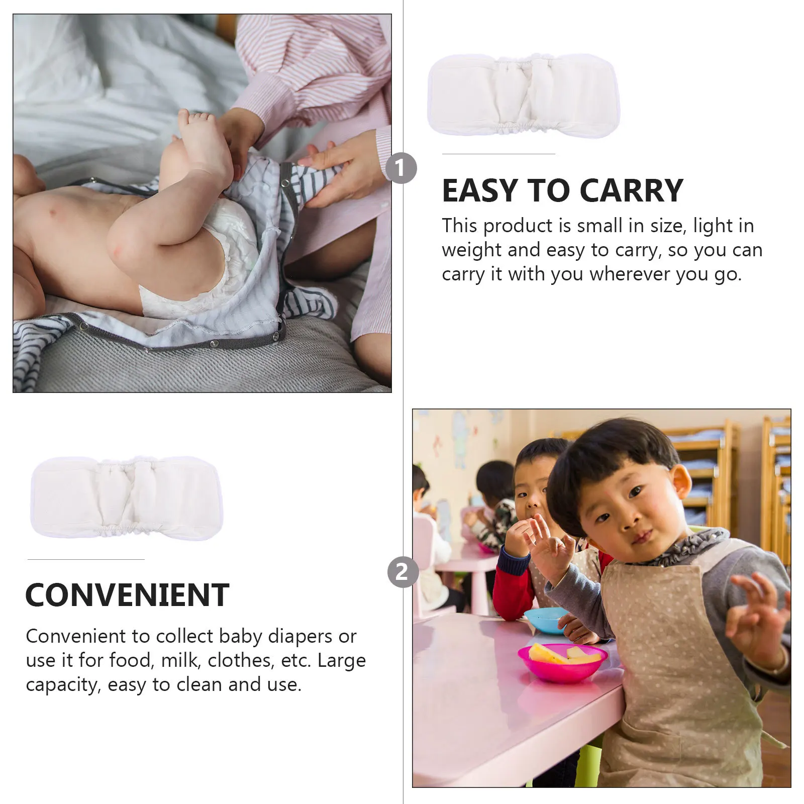 Вставки для подгузников из бамбукового волокна - Фотография_4