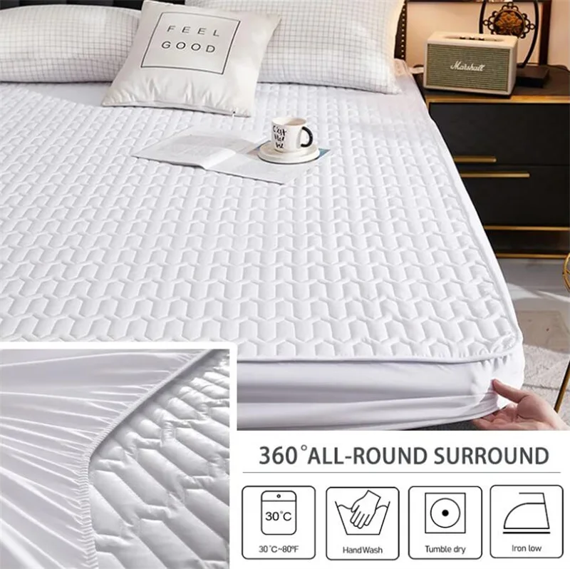 Водонепроницаемый стеганый чехол на матрас - Фотография_2