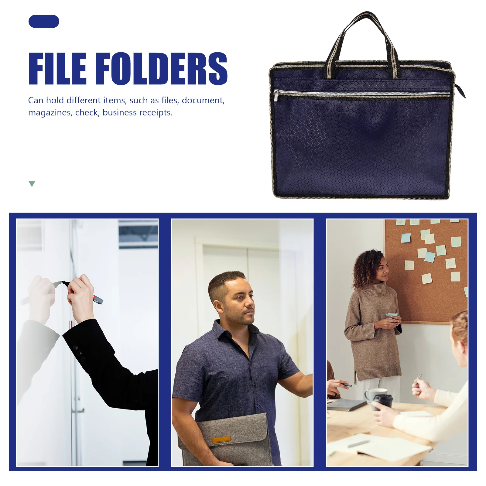 Сумка для хранения файлов из ткани оксфорд - Фотография_2