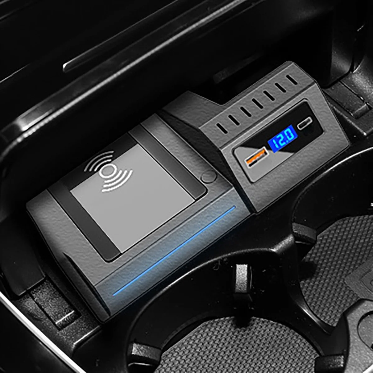 Автомобильное беспроводное зарядное устройство для телефона - Фотография_3