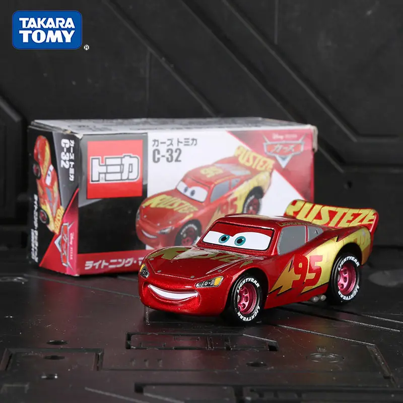 Takara tomy модель автомобиля из сплава с молнией mcqueen mater - Фотография_4