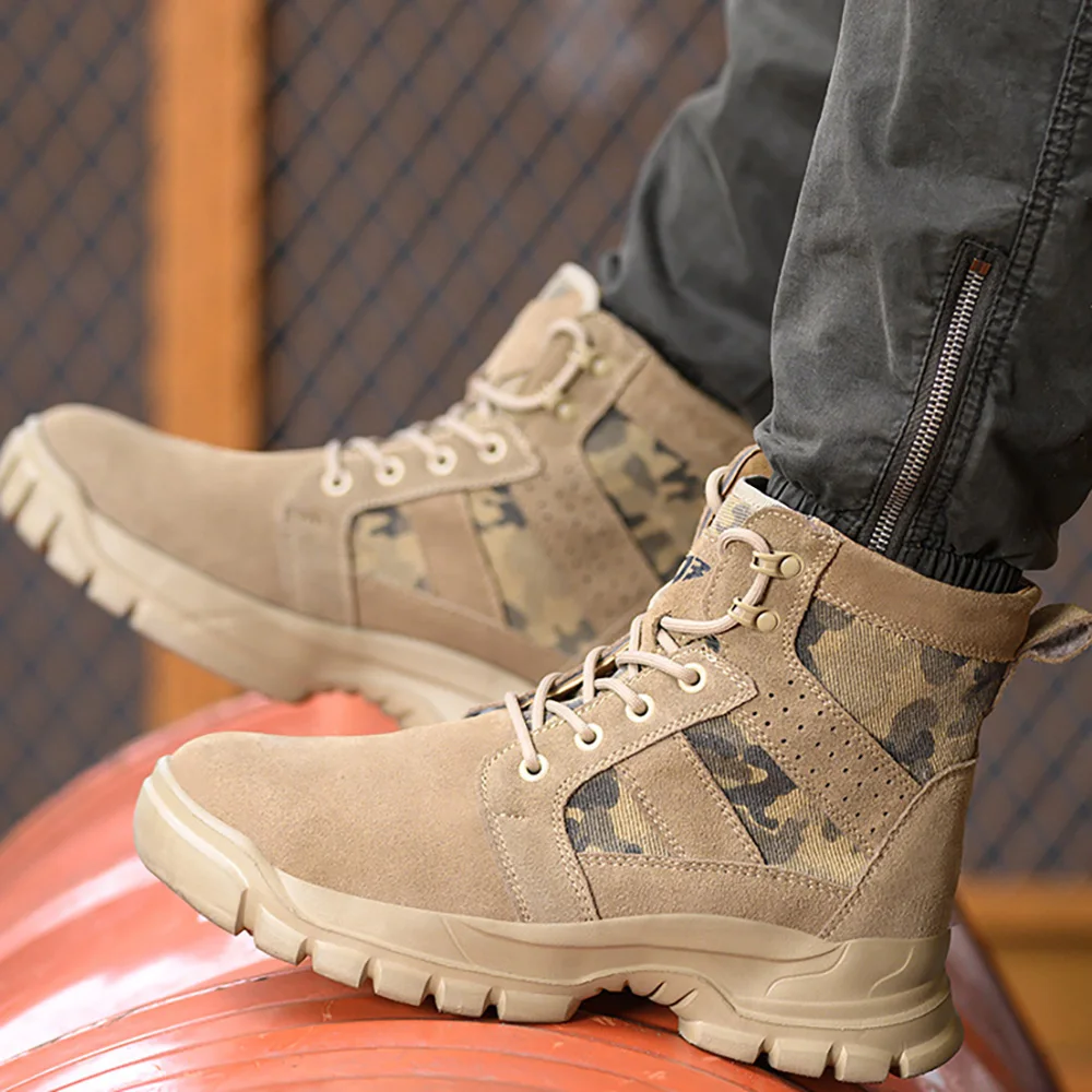 Замшевые рабочие ботинки armortoe - Фотография_5