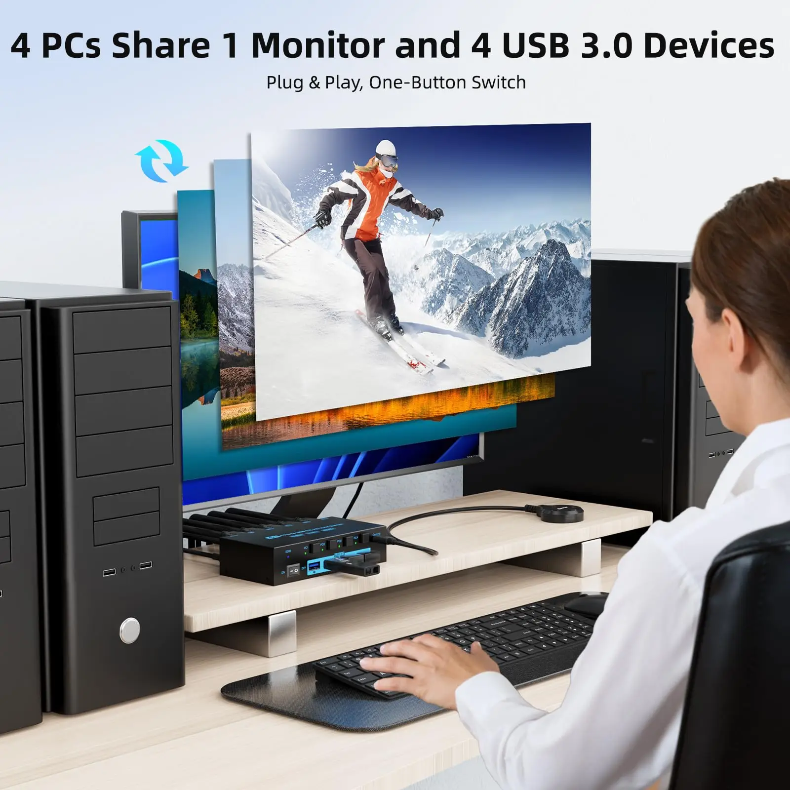 Kvm-переключатель 8k hdmi 2.1 - Фотография_3