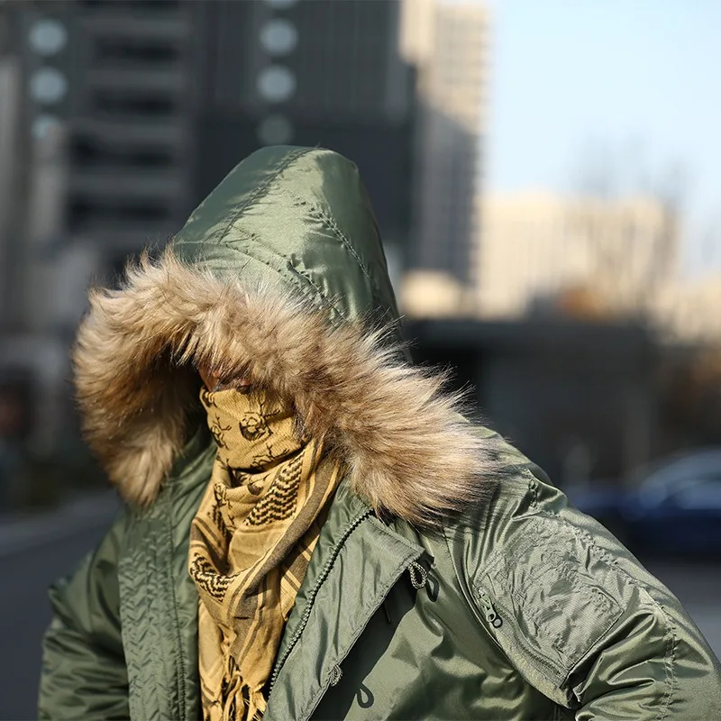 Зимняя водонепроницаемая и ветрозащитная мужская парка n2b - Фотография_6