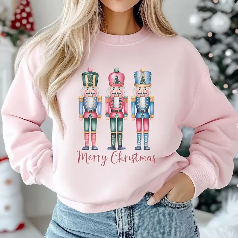 Милый рождественский свитшот «щелкунчик»