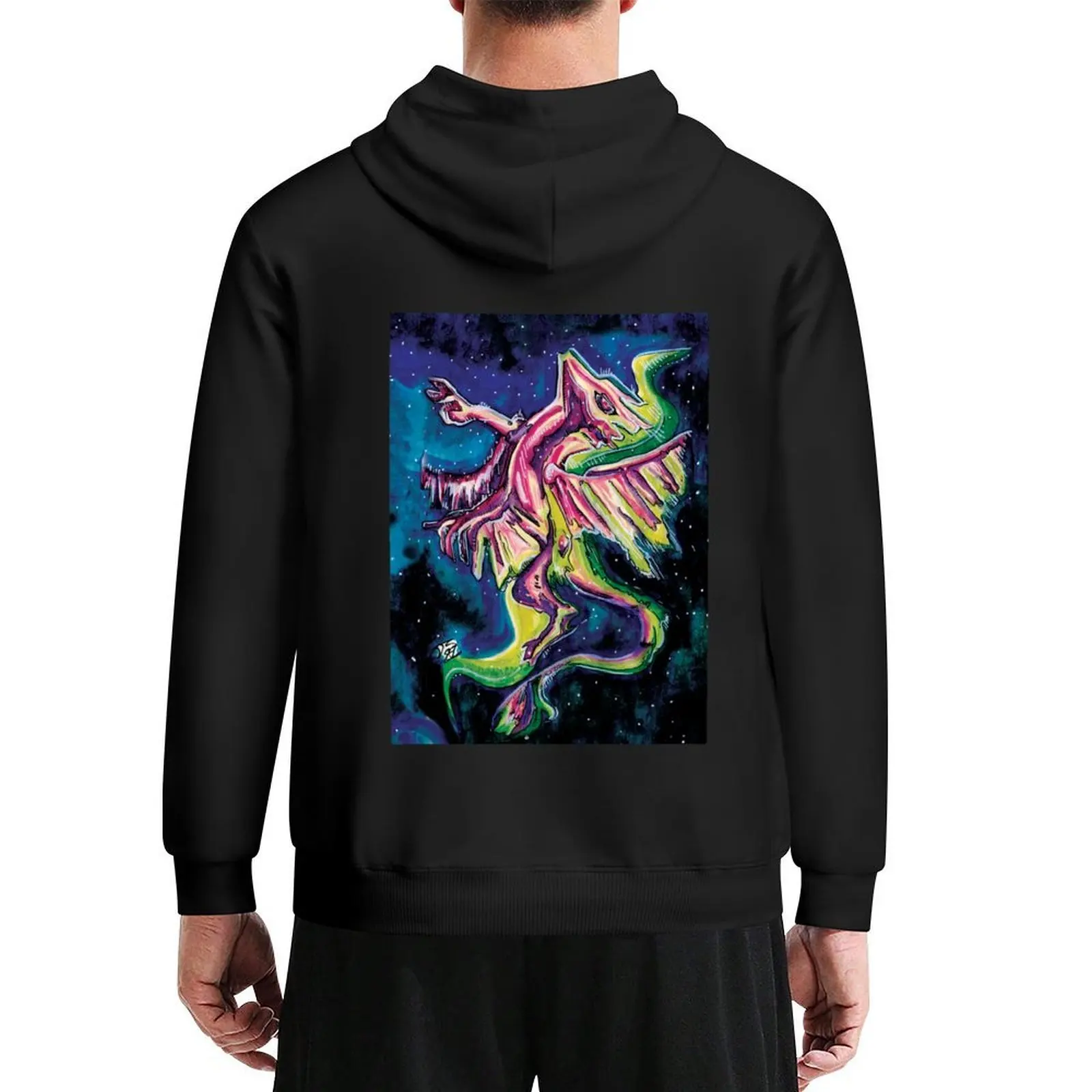 Толстовка с капюшоном cosmic dragon