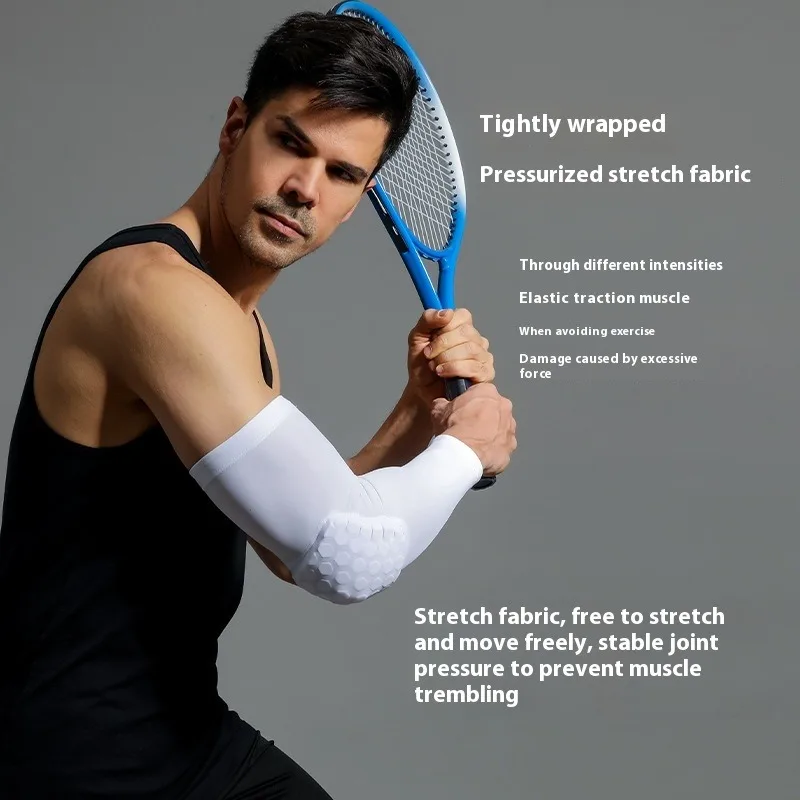 Шестиугольные защитные накладки на локти для мужчин - Фотография_4