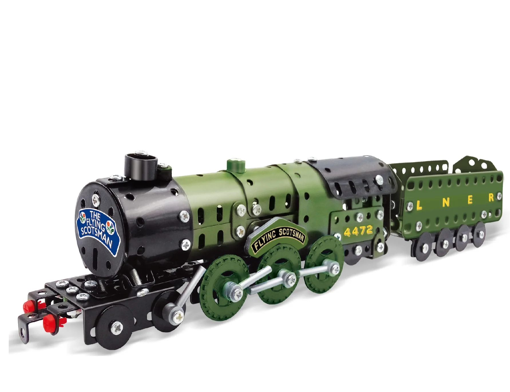 Модель поезда, металлические строительные блоки - Фотография_2