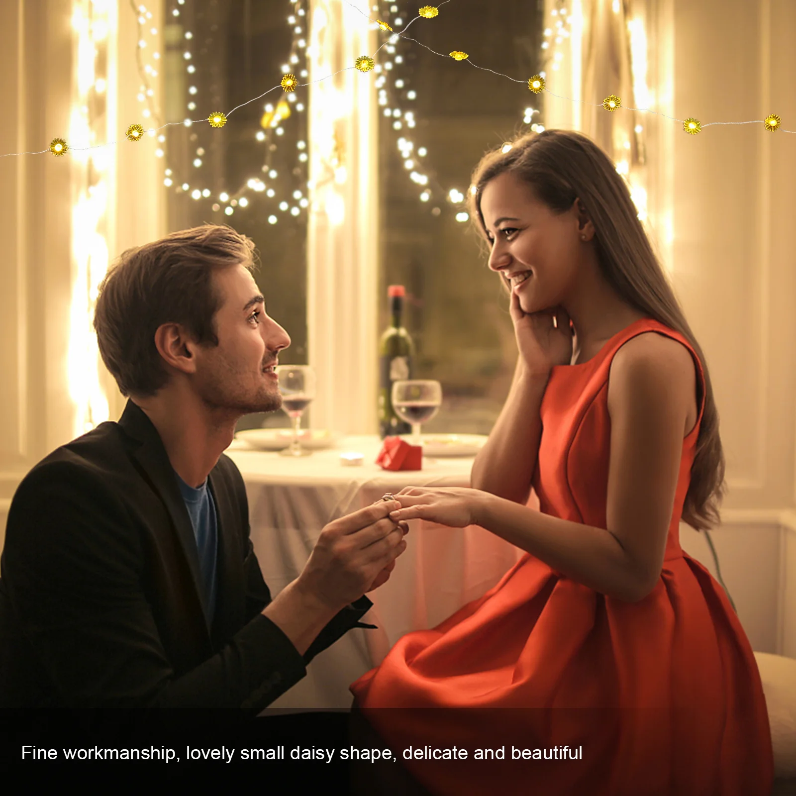 Маленькие гирлянды с изображением ромашки - Фотография_2