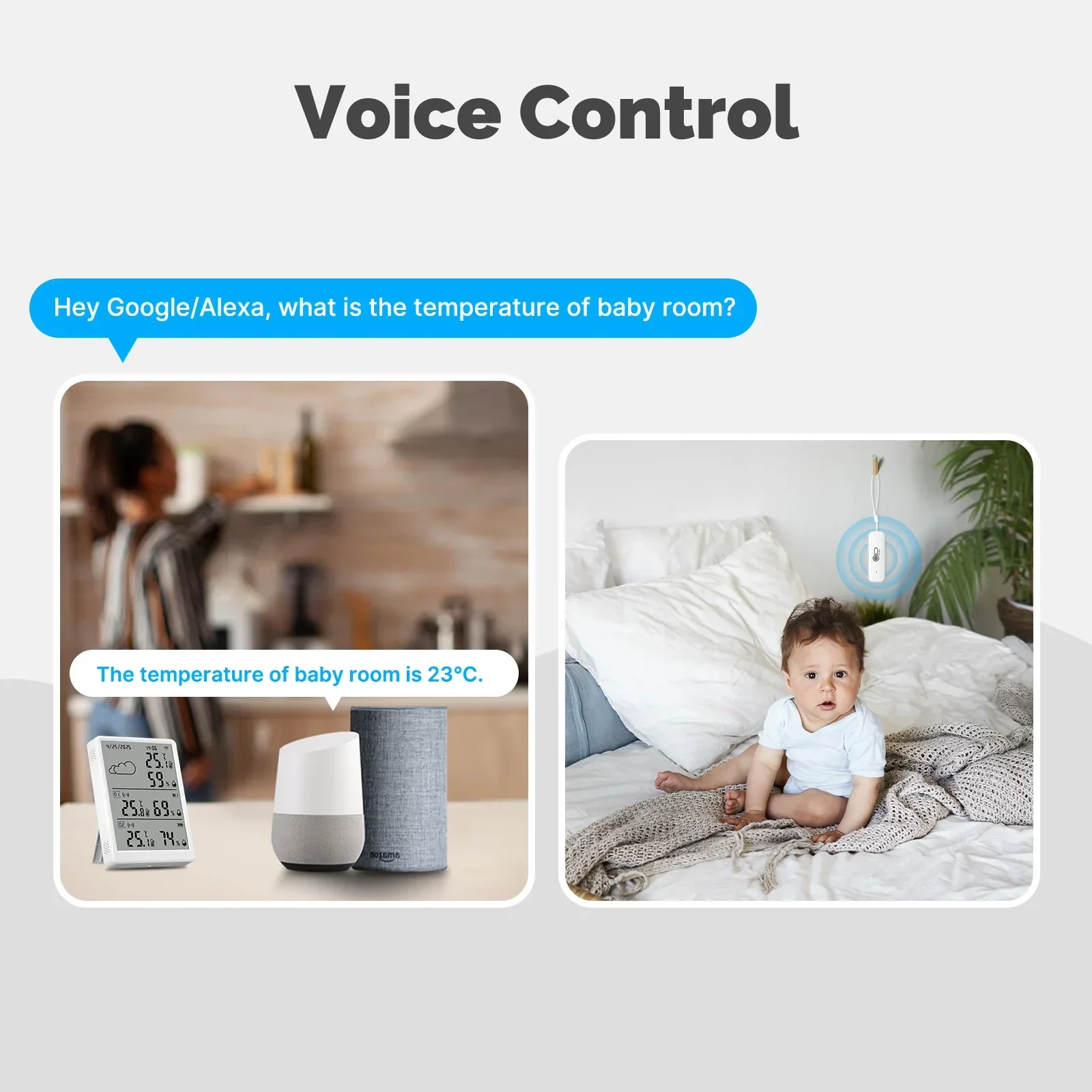 Умный датчик температуры и влажности tuya wi-fi - Фотография_4