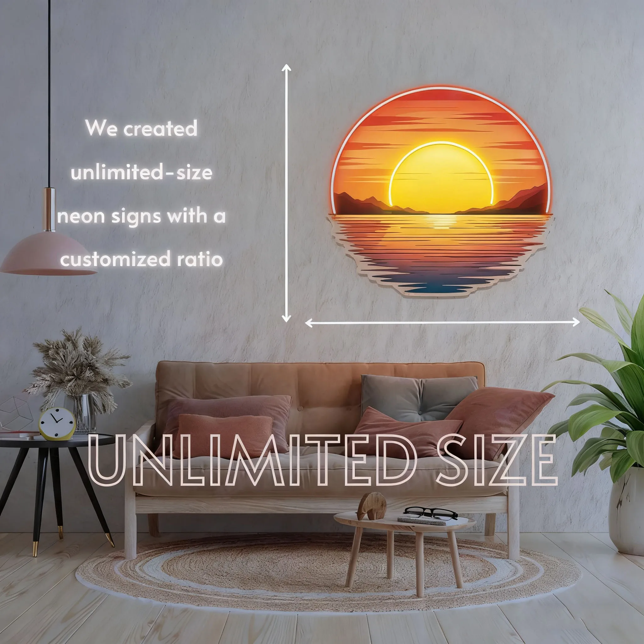 Неоновая вывеска на закате - Фотография_4