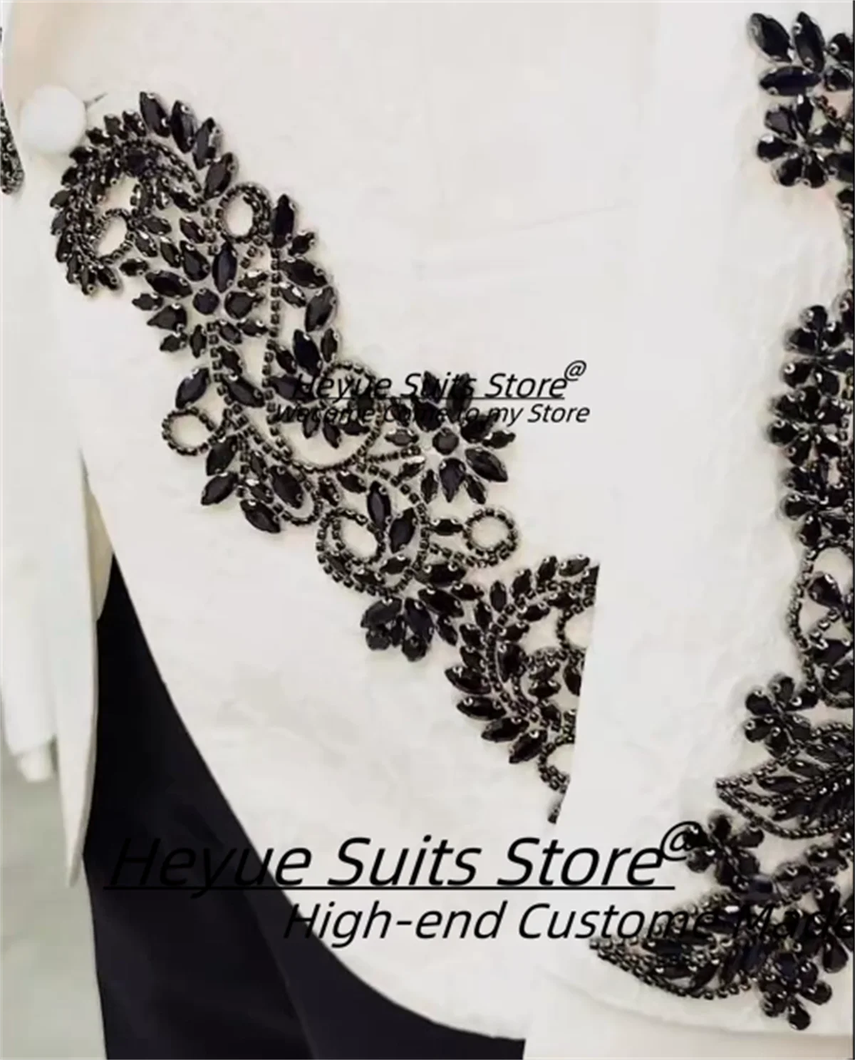 Роскошные мужские костюмы со стразами по индивидуальному заказу - Фотография_4