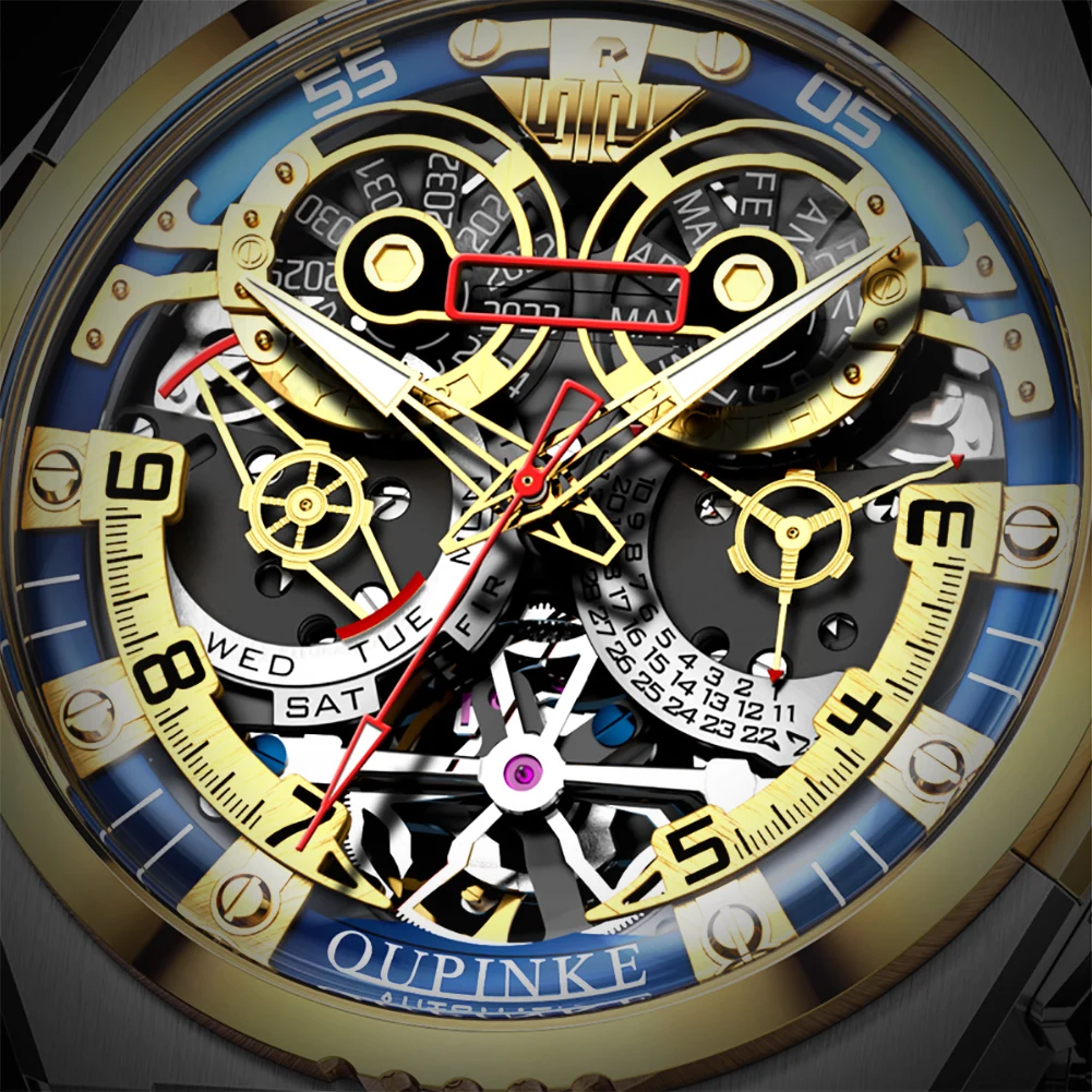 Oupinke мужские часы лучший бренд - Фотография_6