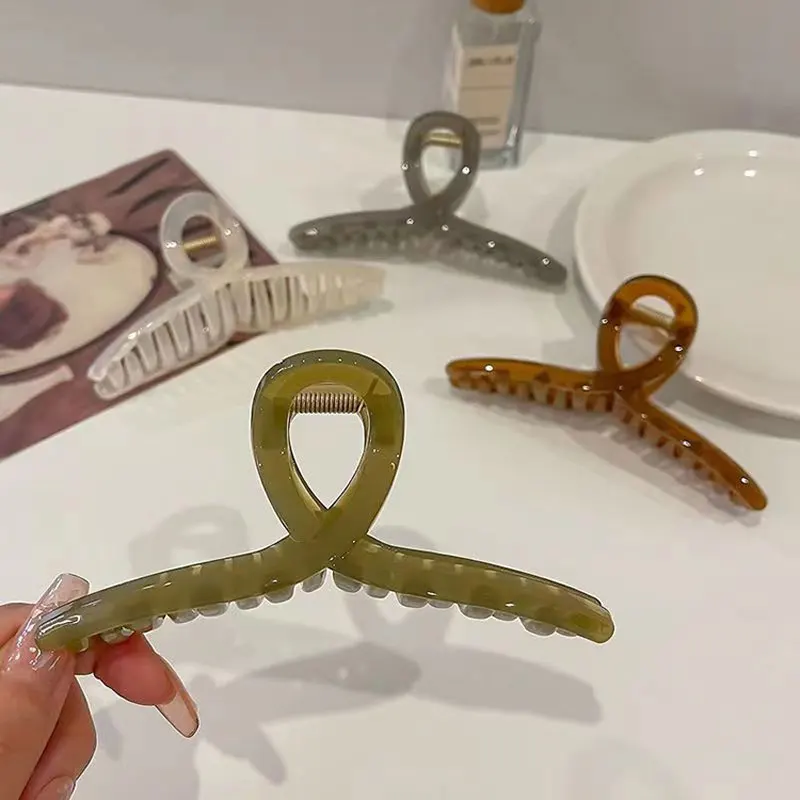 Сплошные цветные женские заколки