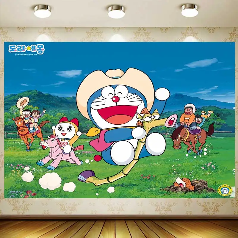 Doraemon фон для мальчика - Фотография_4