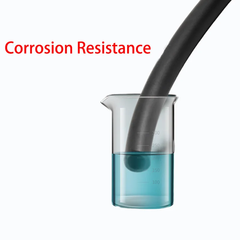 1 метр черный фторрезиновый шланг - Фотография_3