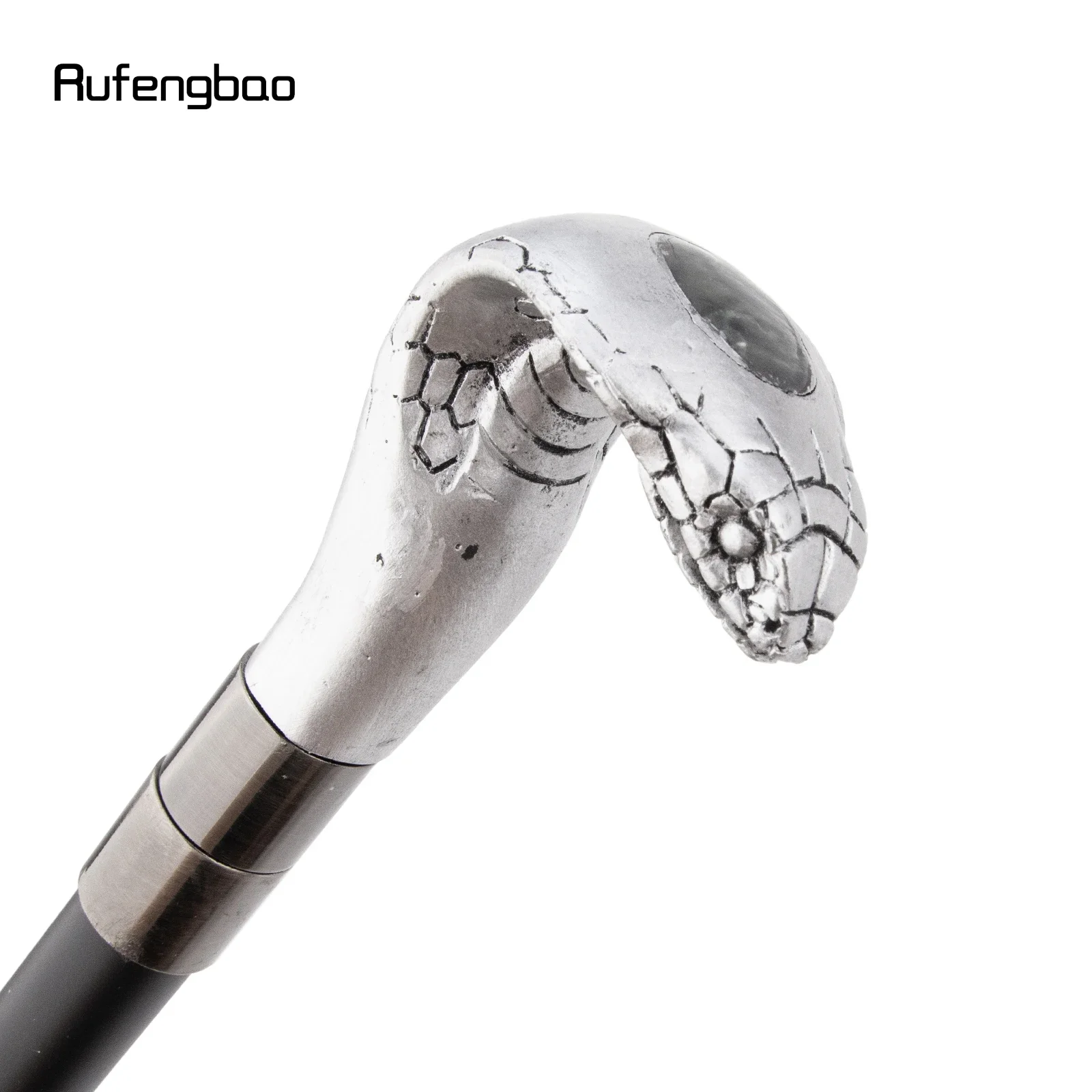 Белая смоляная трость в виде змеи и кобры - Фотография_4