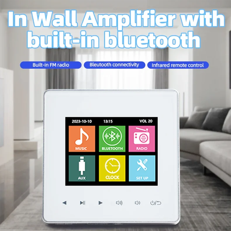 Настенный звуковой усилитель с поддержкой bluetooth - Фотография_2