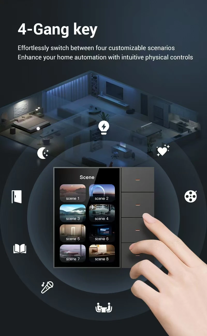 Tuya smart life home настенный - Фотография_3