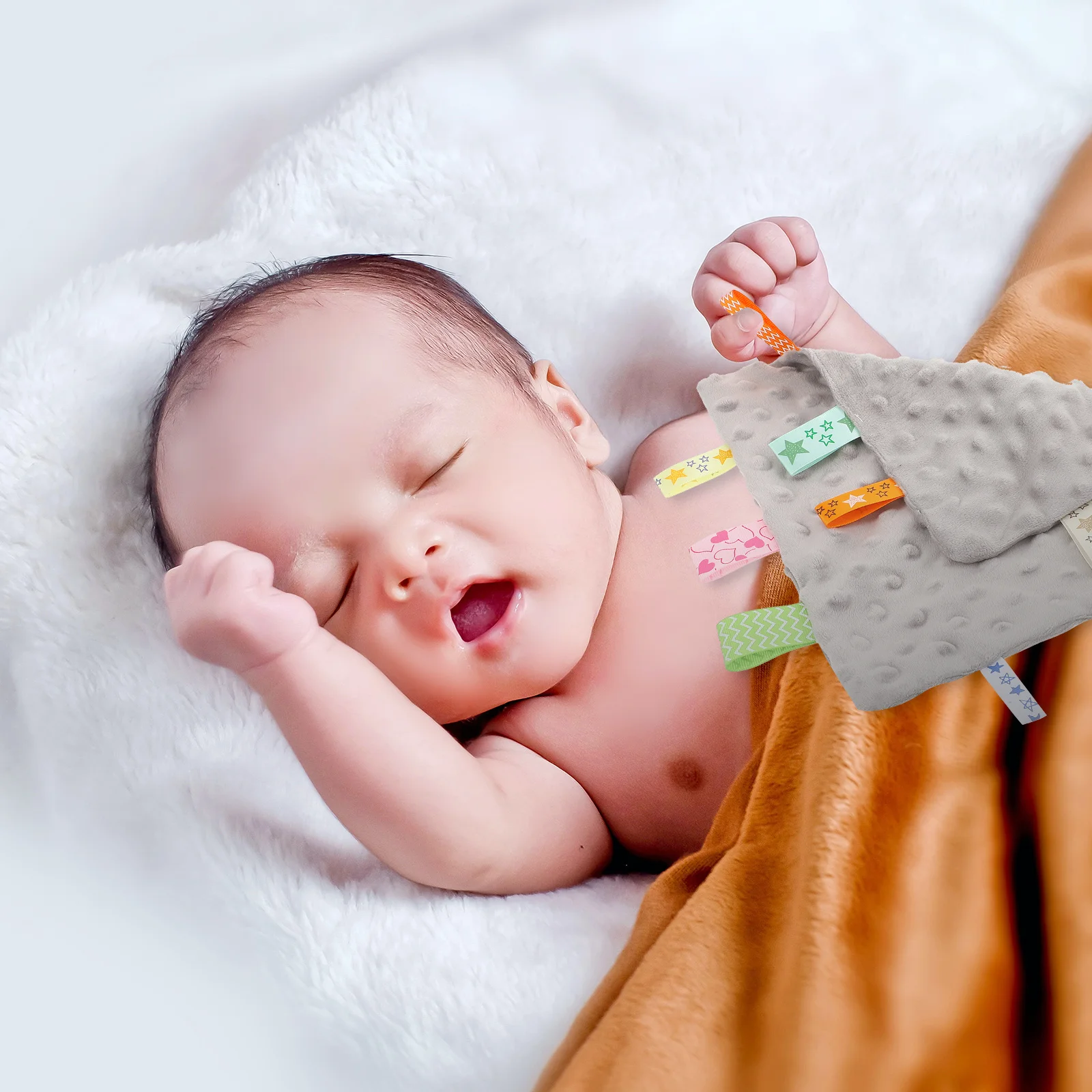 Успокаивающее успокаивающее полотенце для новорожденных - Фотография_3