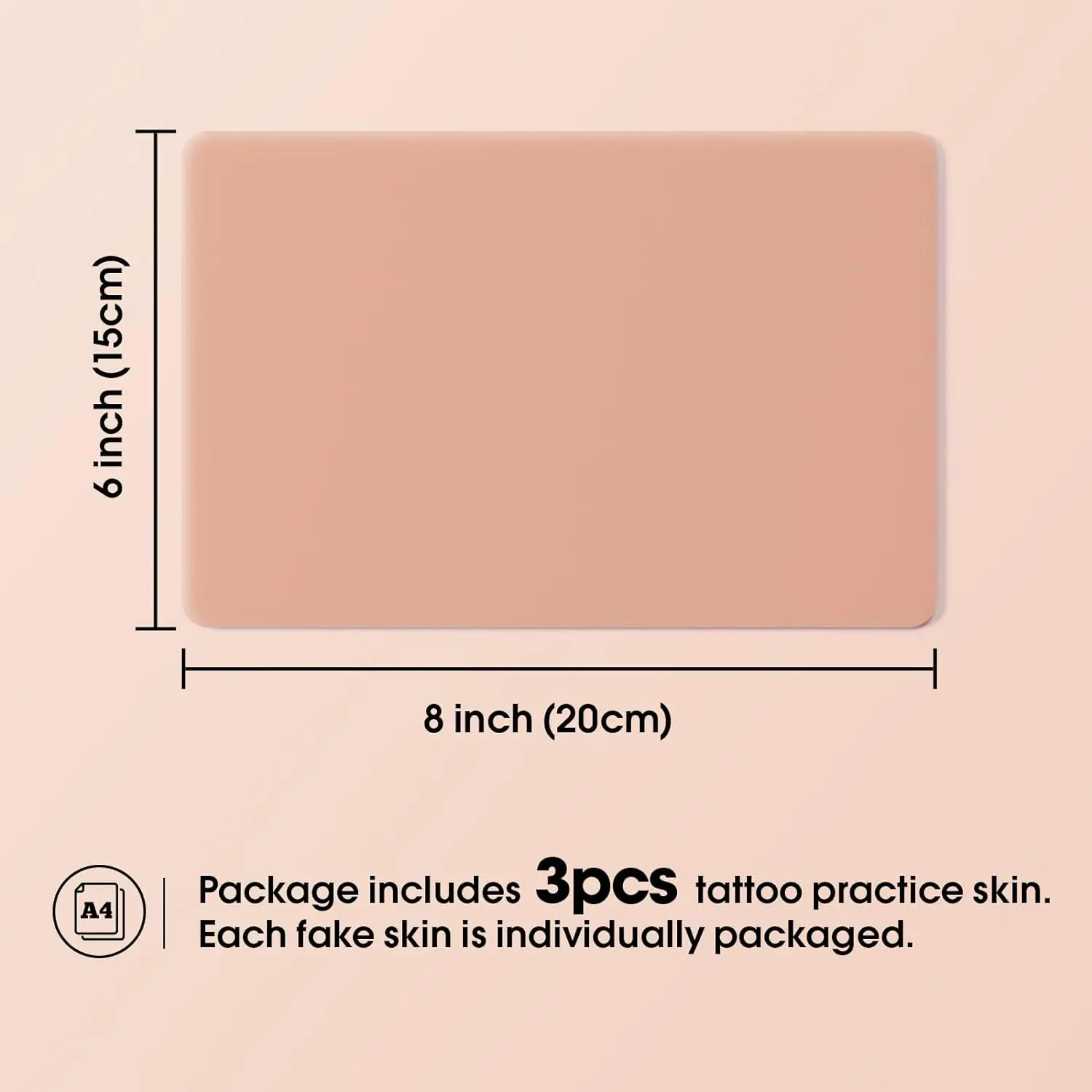 3 мм ez tattoo practice skin tattoo - Фотография_2