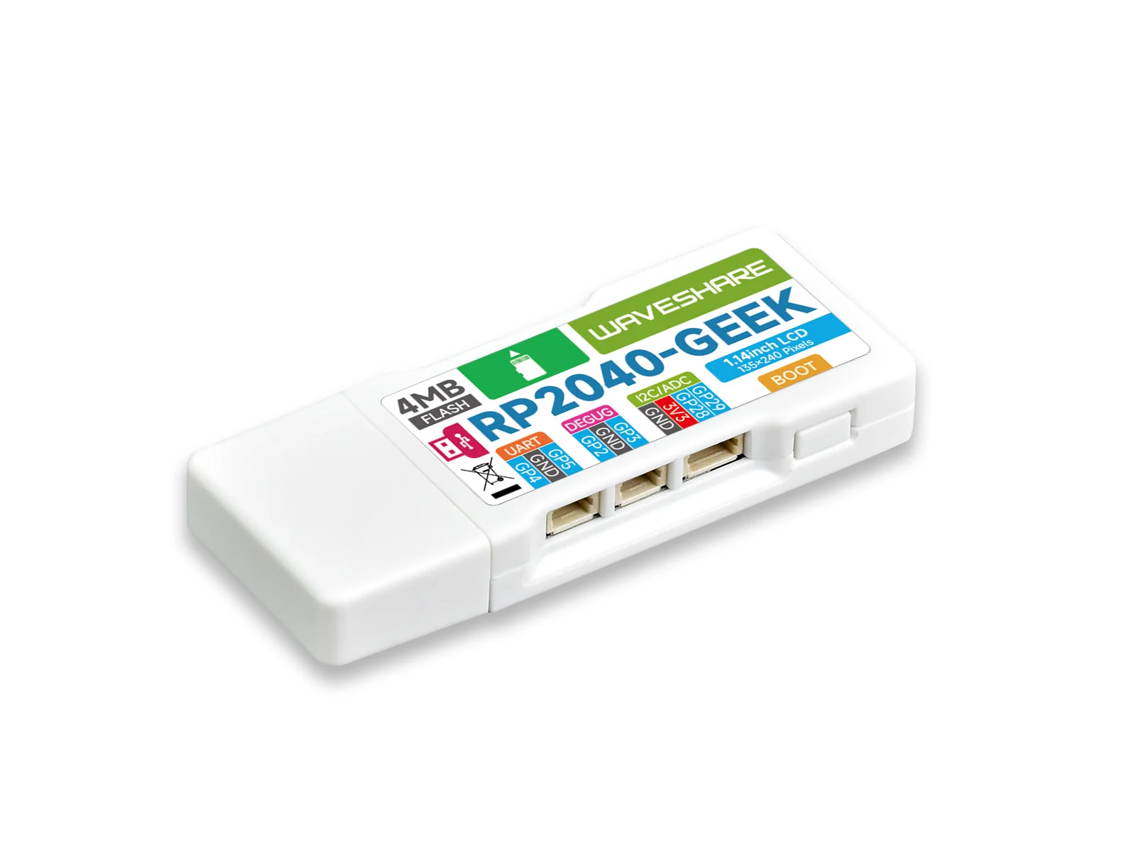 Макетная плата waveshare rp2040-geek - Фотография_3