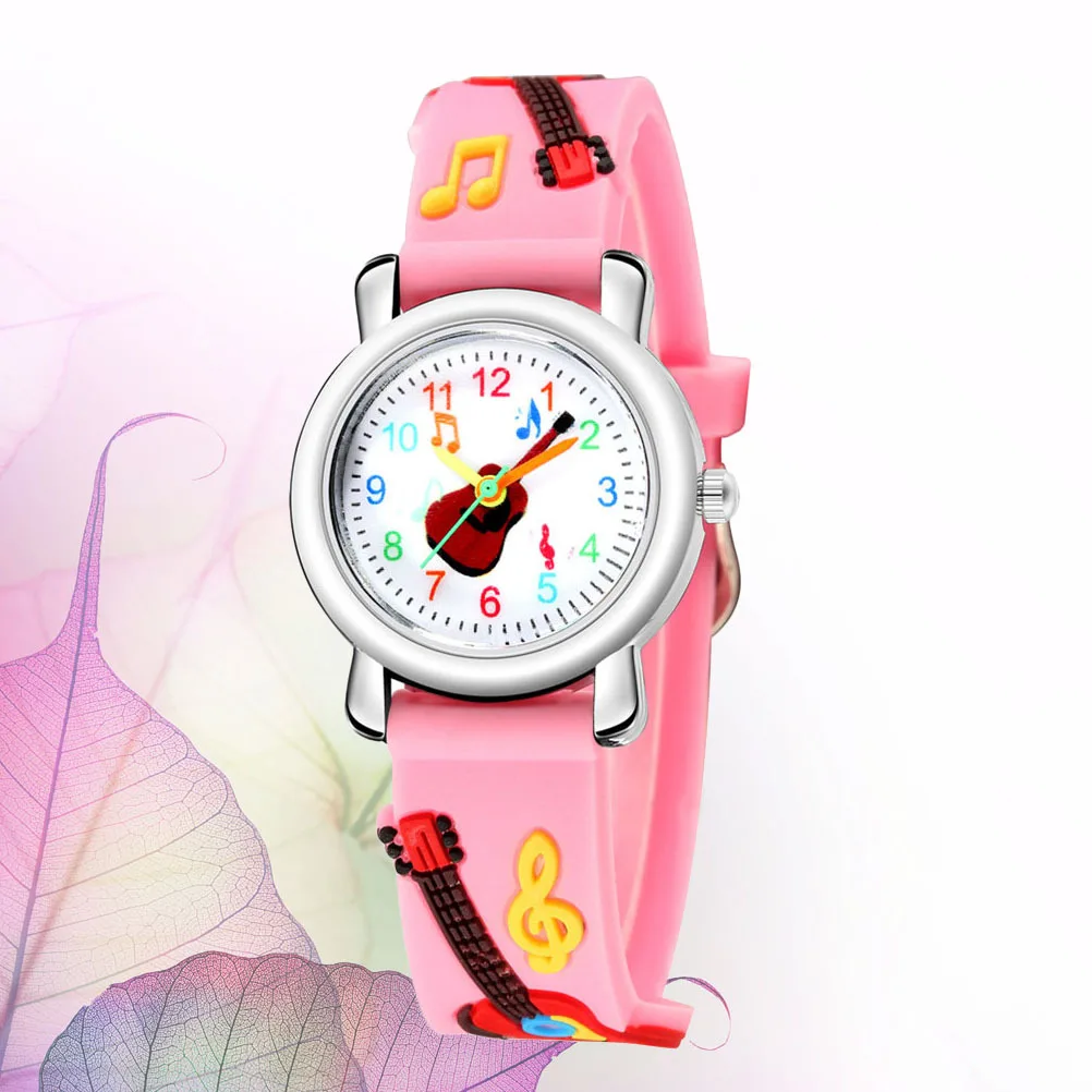 3d часы с гитарным узором для стильных студентов - Фотография_3